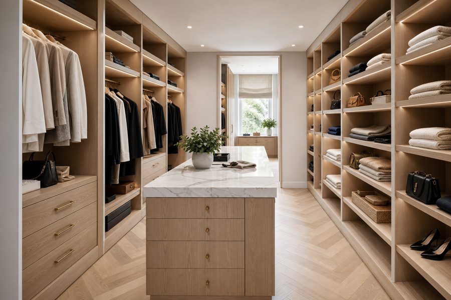Modern Walk-In Closet